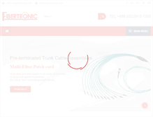 Tablet Screenshot of fibertronic.com
